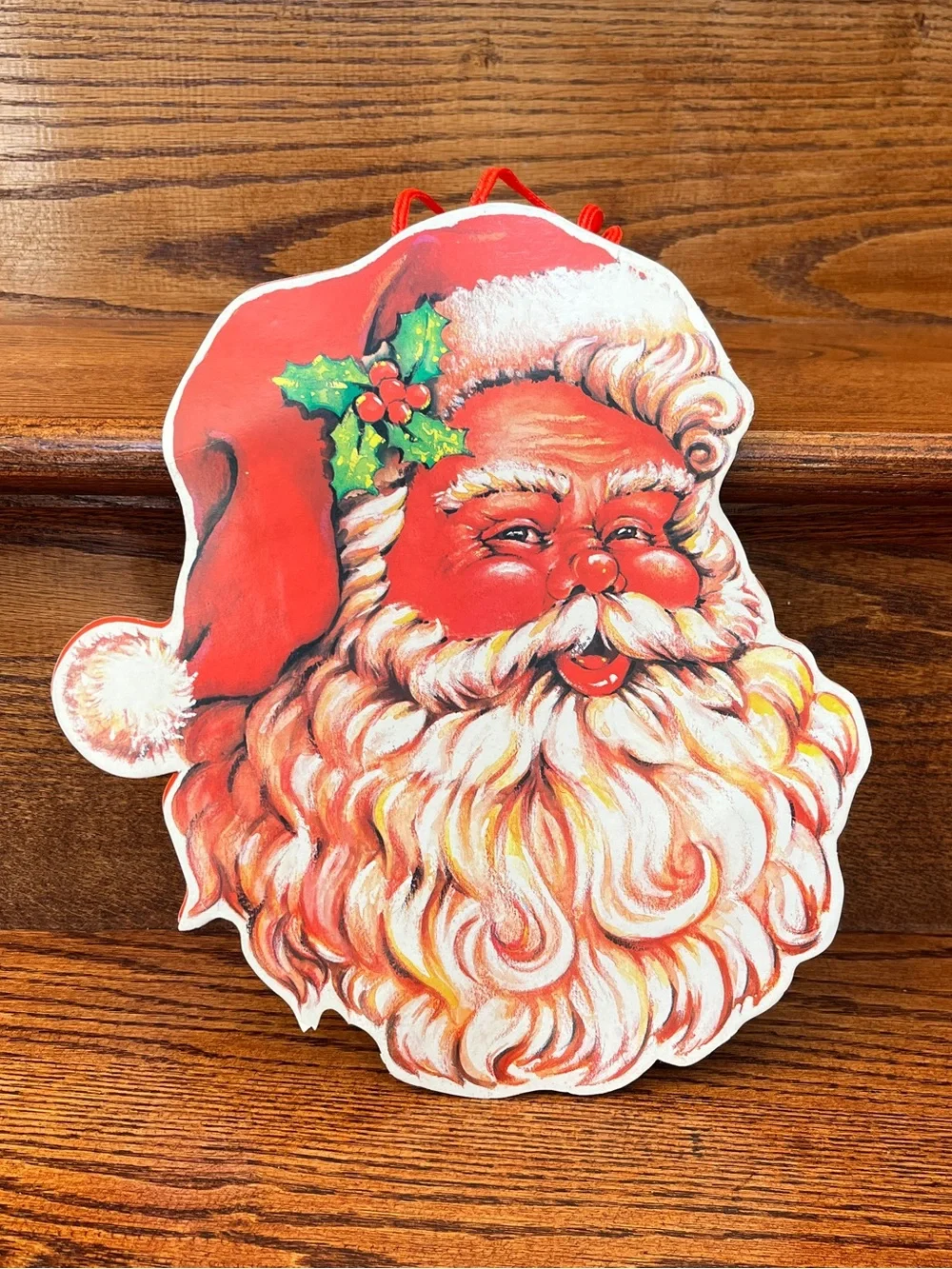Vintage Santa Holiday Christmas Bag